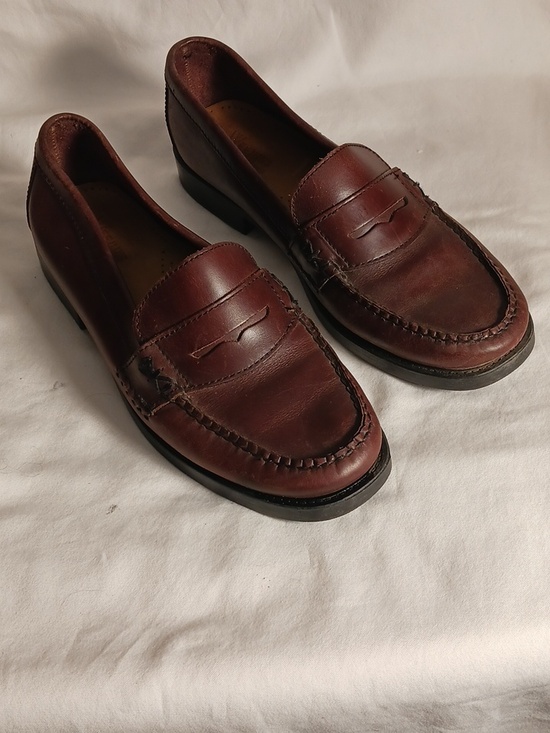 Bass Shoes - Bass Weejuns Women's Katherine ll Brown Leather Penny Loafers